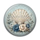 Cabochon Résine - coquillage de mer