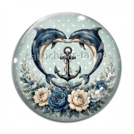 Cabochon Verre - daufin
