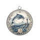 Pendentif Cabochon Argent - daufin