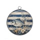 Pendentif Cabochon Argent - poisson