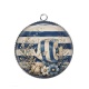 Pendentif Cabochon Argent - poisson