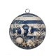 Pendentif Cabochon Argent - poisson