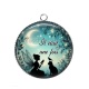 Pendentif Cabochon Argent - il était une fois