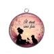 Pendentif Cabochon Argent - il était une fois