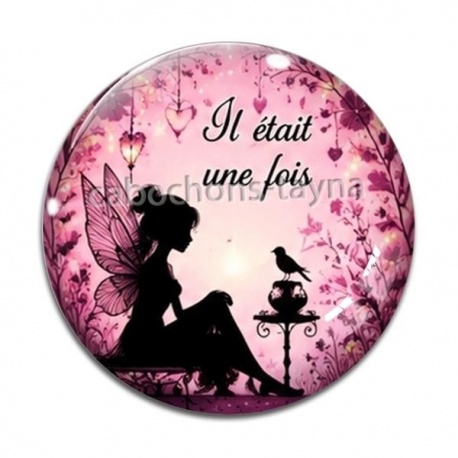 Cabochon Verre - il était une fois