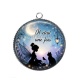 Pendentif Cabochon Argent - il était une fois