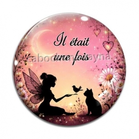 Cabochon Verre - il était une fois
