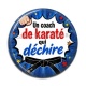 Cabochon Résine - un coach de karaté qui déchire