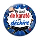Cabochon Verre - un coach de karaté qui déchire