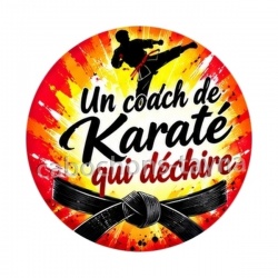 un coach de karaté qui déchire