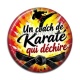 Cabochon Résine - un coach de karaté qui déchire