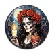 Cabochon Résine - femme gothique