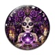 Cabochon Verre - femme gothique
