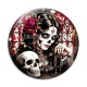 Cabochon Verre - femme gothique
