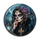 Cabochon Résine - femme gothique