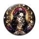 Cabochon Verre - femme gothique