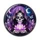 Cabochon Résine - femme gothique