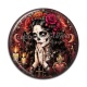 Cabochon Résine - femme gothique