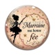 Cabochon Verre - marraine ma bonne fée