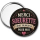 Miroir de poche - merci soeurette d'être toujours la pour moi