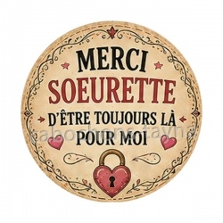 merci soeurette d'être toujours la pour moi