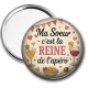 Miroir de poche - ma soeur la reine de l'apéro