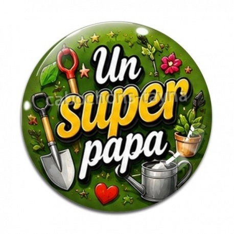 Cabochon Verre - un super papa