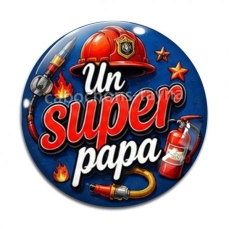 Cabochon Verre - un super papa