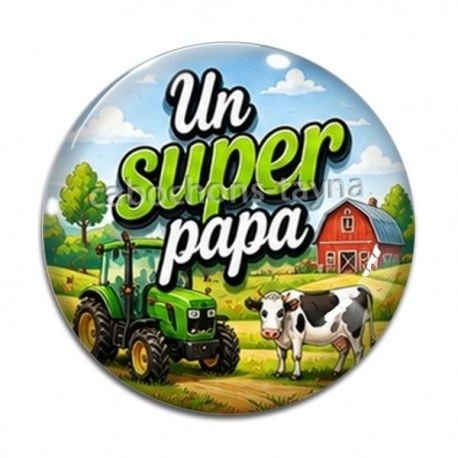 Cabochon Verre - un super papa