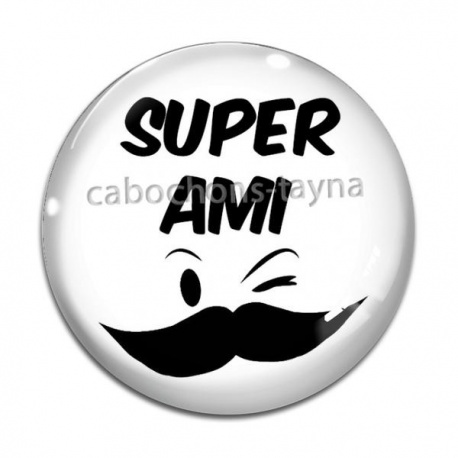 Cabochon Verre - super ami