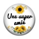 Cabochon Résine - une super amie