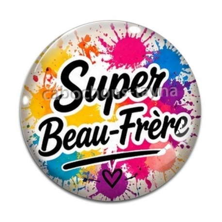 Cabochon Verre - super beau frère