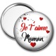 Miroir de poche - je t'aime maman