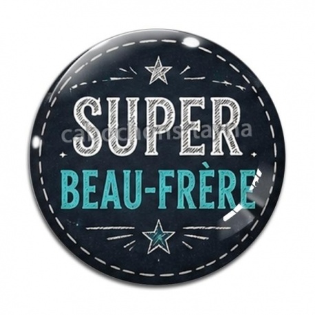 Cabochon Verre - super beau frère
