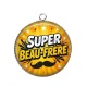 Pendentif Cabochon Argent - super beau frère