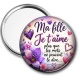 Miroir de poche - ma fille je t'aime plus que les mots ne peuvent le dire