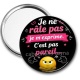 Miroir de poche - je ne râle pas je m'exprime c'est pas pareil