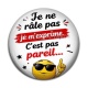 Cabochon Résine - je ne râle pas je m'exprime c'est pas pareil