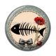 Cabochon Résine - arête de poisson