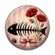 Cabochon Résine - arête de poisson