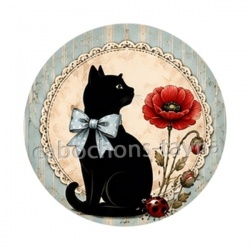 chat fleur
