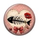 Cabochon Résine - arête de poisson