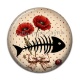 Cabochon Résine -  arête de poisson