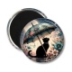 Magnet's - chat fleur parrapluie