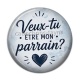 Cabochon Résine - veux tu être mon parrain