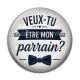Cabochon Résine - veux tu être mon parrain
