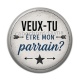 Cabochon Résine - veux tu être mon parrain