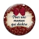 Cabochon Verre - maman qui déchire