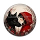 Cabochon Résine - chaperon rouge