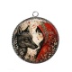 Pendentif Cabochon Argent - chaperon rouge